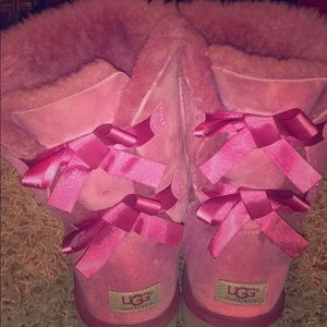 Pink Ugg Australia boots